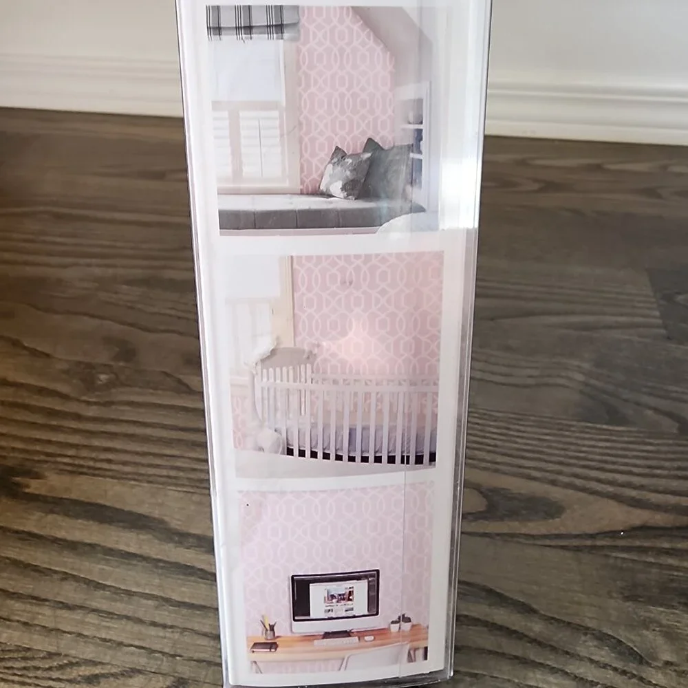 NIB Wall Pops Grand Trellis Peel & Stick Wallpaper | Blush Pink | 3.4ft x 8ft